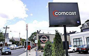 Comcast sign